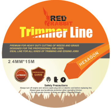 Trimmertråd 2.7mm 15m Hexagon