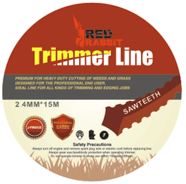 Trimmertråd 2.7mm 15m Sawteeth