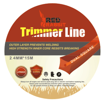 Trimmertråd 2.7mm 15m Dual-Square